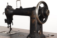 Load image into Gallery viewer, Antique Wheeler and Wilson Sewing Machine with Desk
