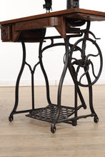 Load image into Gallery viewer, Antique Wheeler and Wilson Sewing Machine with Desk
