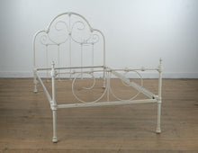 Load image into Gallery viewer, Antique White Wrought Iron Bed – Twin Size
