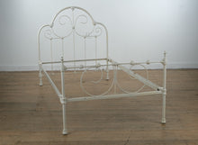 Load image into Gallery viewer, Antique White Wrought Iron Bed – Twin Size
