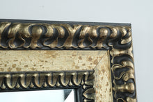 Load image into Gallery viewer, Château Blanc Mirror – Antique-Style White &amp; Gold Wall Mirror (26.5&quot; x 38.5&quot;)
