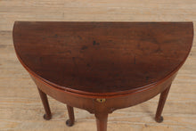 Load image into Gallery viewer, Antique Demi Lune to Circle Game Table
