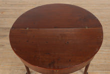 Load image into Gallery viewer, Antique Demi Lune to Circle Game Table
