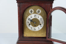 Load image into Gallery viewer, Antique German Junghans Westminster Chime Mantel Clock Wood Case 17 Inch Working
