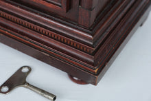 Load image into Gallery viewer, Antique German Junghans Westminster Chime Mantel Clock Wood Case 17 Inch Working
