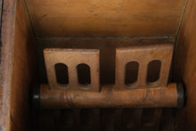 Load image into Gallery viewer, Antique Union Butter Churn 1864 Patent Wood and Cast Metal with Glass Top
