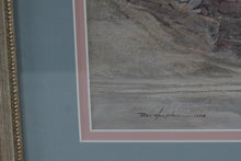 Load image into Gallery viewer, Ben Hampton Appalachian Spring 1974 Cabin Landscape Framed Art Print 20 by 15

