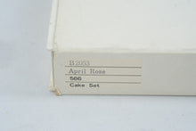 Load image into Gallery viewer, Mikasa April Rose B2053 Vintage Bone China Cake Plate Server Set Japan Boxed
