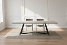 Load image into Gallery viewer, Arhaus Nika Spalted Oak Dining Table 94.5 x 43.25 Modern Industrial
