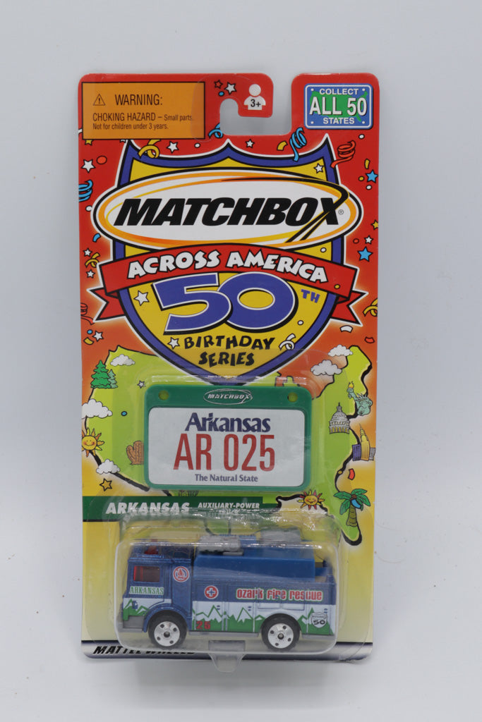 Matchbox Across America 50th Birthday Series – Arkansas Auxiliary Power Truck (AR 025)
