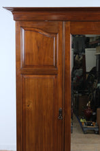 Load image into Gallery viewer, J.T. Smith &amp; Co. English Walnut Hall Wardrobe Armoire with Mirror
