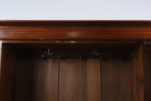Load image into Gallery viewer, J.T. Smith &amp; Co. English Walnut Hall Wardrobe Armoire with Mirror
