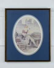 Load image into Gallery viewer, Louis Icart “The Bird Seller” Framed Art Deco Print – Romantic French Vintage
