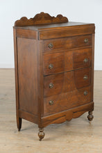 Load image into Gallery viewer, Circa 1930s Art Deco Chest of Drawers with Carved Detail
