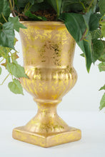 Load image into Gallery viewer, Artificial Pink Lily Floral Arrangement – 30” Tall in Gold Urn Planter
