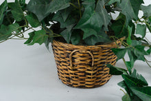 Load image into Gallery viewer, Artificial English Ivy Arrangement in Handwoven Wicker Basket – 13&quot; x 12&quot; x 7&quot; Realistic Cascading Greenery Décor

