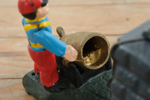 Load image into Gallery viewer, Cast Iron Artillery Mechanical Coin Bank Cannon Scene
