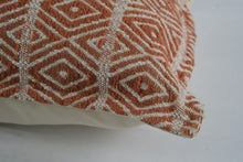 Load image into Gallery viewer, Artistic Accents Lumbar Throw Pillow – Geometric Diamond Pattern, 26&quot;x14&quot;
