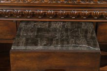Load image into Gallery viewer, Ashley Furniture North Shore Millennium Marble Top Home Bar – Carved Wood – 68 Inches
