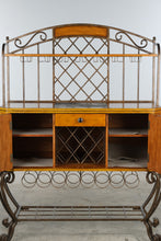 Load image into Gallery viewer, Ashley Furniture Bridson Collection Wood and Metal Wine Server Buffet

