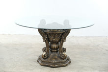 Load image into Gallery viewer, Ashley Furniture Ornate Glass Top Dining Table and Four Chair Set
