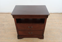 Load image into Gallery viewer, Ashley Janel Media Chest B443 39 Brown 2 Drawer Nightstand TV Stand
