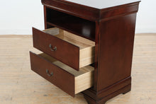 Load image into Gallery viewer, Ashley Janel Media Chest B443 39 Brown 2 Drawer Nightstand TV Stand
