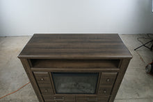 Load image into Gallery viewer, Ashley Juararo B251-49 Rustic Media Chest with Electric Fireplace
