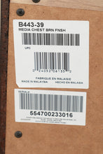 Load image into Gallery viewer, Ashley Janel Media Chest B443 39 Brown 2 Drawer Nightstand TV Stand

