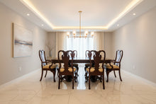Load image into Gallery viewer, Ashley Millennium Mahogany Double Pedestal Dining Table Set with 7 Chairs and Leaf
