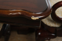 Load image into Gallery viewer, Ashley Millennium Mahogany Double Pedestal Dining Table Set with 7 Chairs and Leaf
