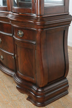 Load image into Gallery viewer, Ashley Millennium Collection Mahogany China Cabinet Curio Display Hutch D517-81
