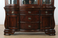 Load image into Gallery viewer, Ashley Millennium Collection Mahogany China Cabinet Curio Display Hutch D517-81
