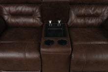 Load image into Gallery viewer, Ashley Stoneland Brown Power Reclining Loveseat with Console
