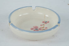 Load image into Gallery viewer, Vintage Japanese Porcelain Ashtray Hand Painted Floral Design 4.5 Inch
