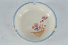 Load image into Gallery viewer, Vintage Japanese Porcelain Ashtray Hand Painted Floral Design 4.5 Inch
