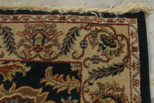 Load image into Gallery viewer, Austin Collection Wool Area Rug Turkish Floral Black Gold 3 x 5
