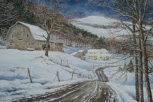 Load image into Gallery viewer, William Mangum Avery County Snowfall Signed Limited Edition Print 133 of 400
