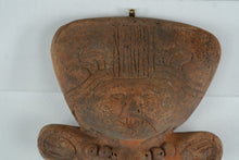 Load image into Gallery viewer, Handmade Terracotta Tribal-Style Wall Figure – Rustic Earthen Sculpture, 11" Tall
