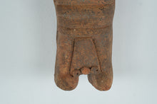 Load image into Gallery viewer, Handmade Terracotta Tribal-Style Wall Figure – Rustic Earthen Sculpture, 11" Tall
