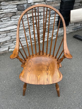 Load image into Gallery viewer, Athol Table Co. Oak Windsor-Style Armchair
