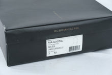 Load image into Gallery viewer, BCBGMAXAZRIA Castia Black Leather Ankle Boots Size 7B 37 Stiletto Heel
