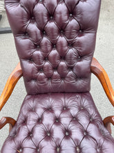 Load image into Gallery viewer, James Town Burgundy Leather Office Chair - La-Z-Boy
