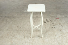 Load image into Gallery viewer, Bunny Williams Home BW Home White Wood Pedestal Plant Stand Accent Table
