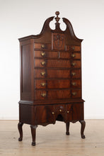 Load image into Gallery viewer, Antique Flamed Mahogany Tall Boy - Berkey and Gay
