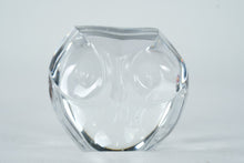 Load image into Gallery viewer, Baccarat Crystal Owl Figurine Paperweight Clear Crystal France With Box
