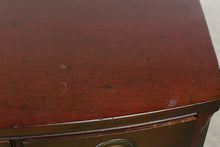 Load image into Gallery viewer, Traditional Bow Front Bachelor's Chest – Mahogany Finish – 6 Drawers
