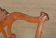 Load image into Gallery viewer, Baker Dupree Chippendale Style Armchair – Solid Wood, Carved Back
