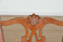 Load image into Gallery viewer, Baker Dupree Chippendale Style Armchair – Solid Wood, Carved Back
