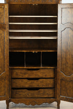 Load image into Gallery viewer, Baker Furniture Solid Oak French Country Armoire Cabinet
